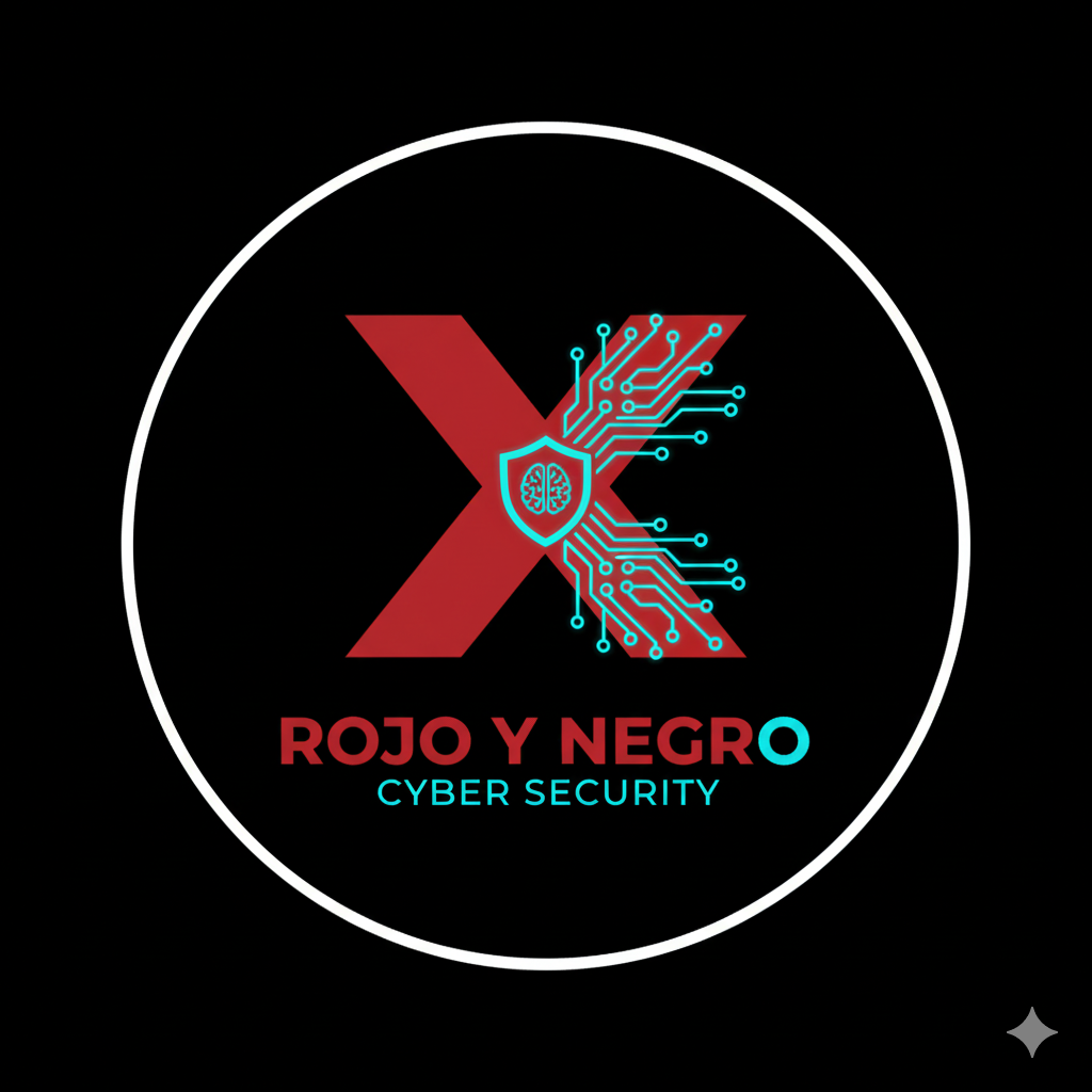 Rojo y Negro Cyber Security